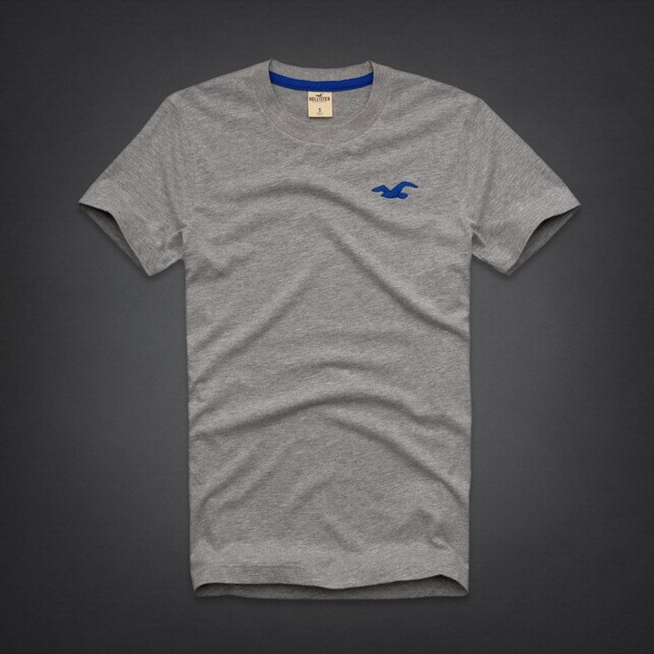 T-shirt Hollister Gris Homme